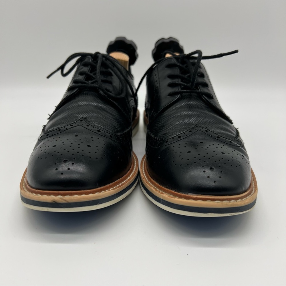 Steve Madden Black Vikkin Shoes‎ Men 10 Round Toe Design with Ortholite - Picture 2 of 9